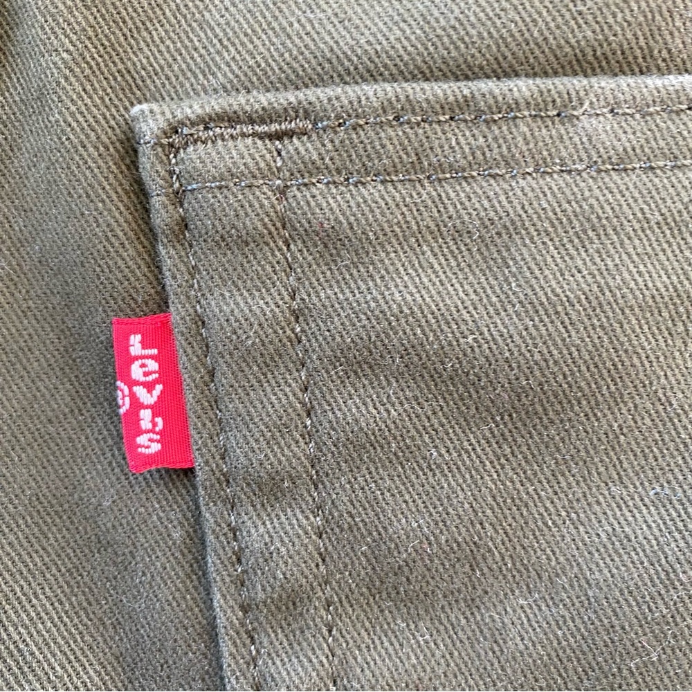 Levi's 511 Commuter Men's Slim Fit Strait GREEN Reflective Jeans - Picture 10 of 13